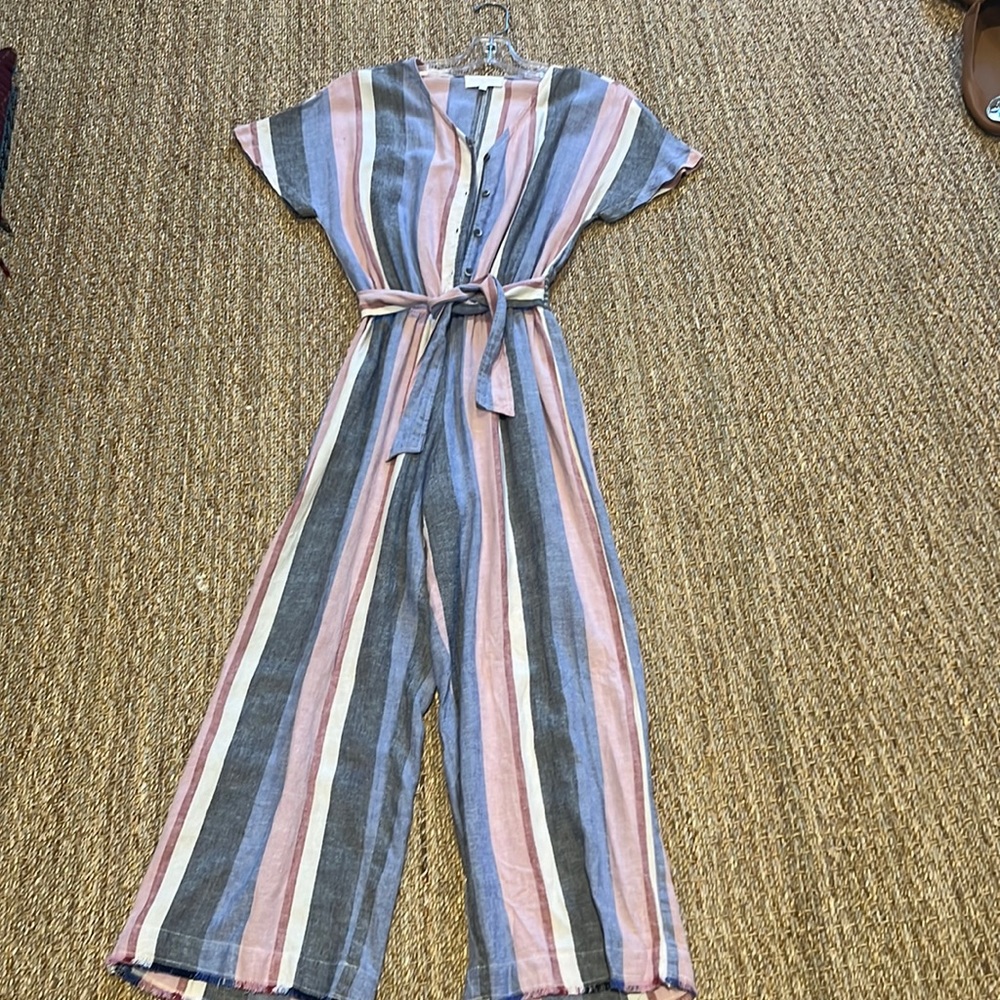 striped romper great condition